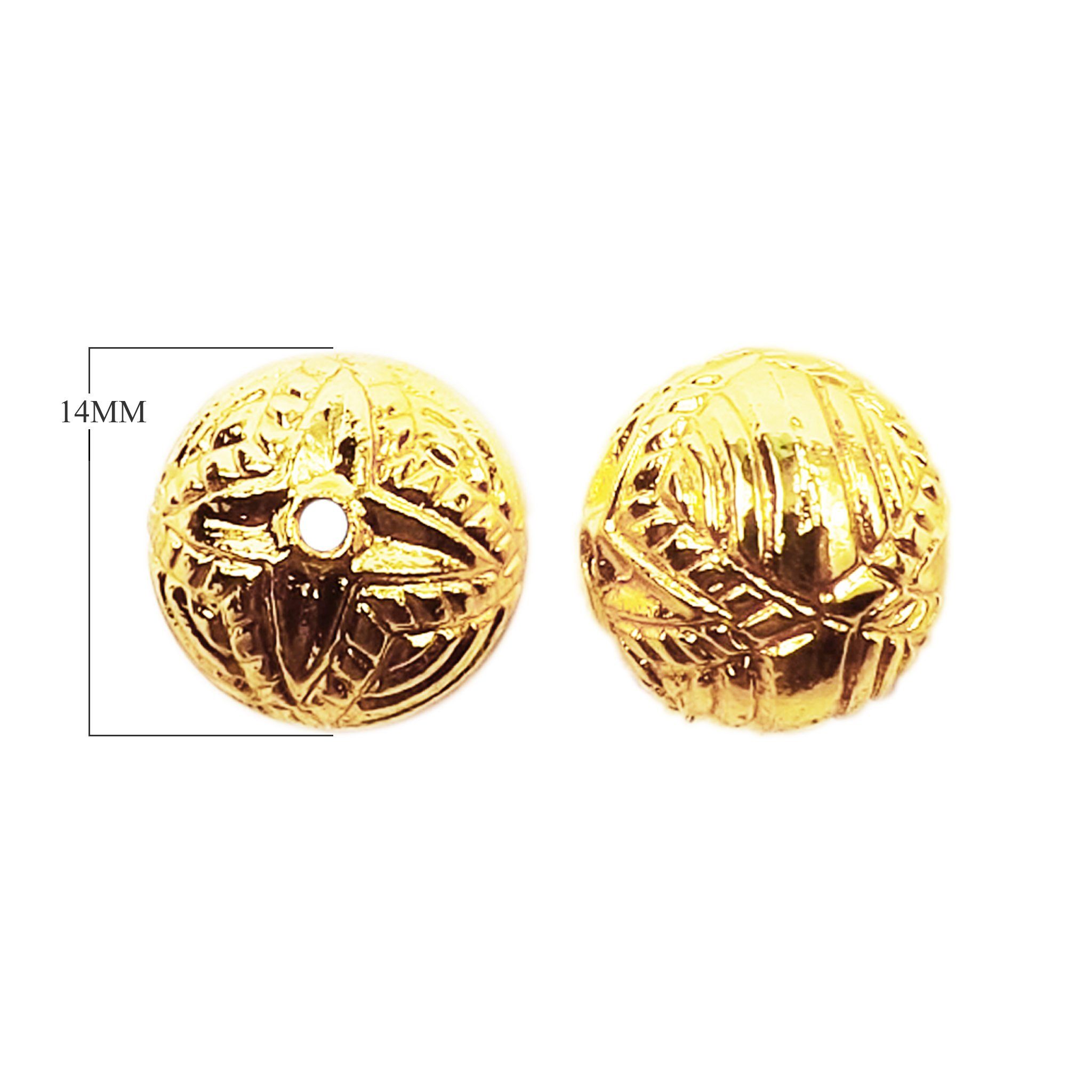 BG-158 18K Gold Overlay Bali Bead Beads Bali Designs Inc 
