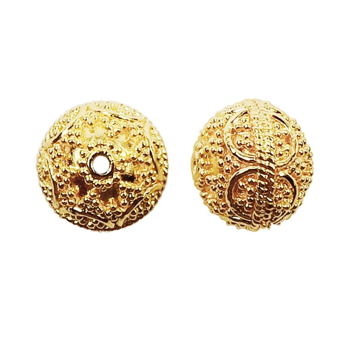 BG-164 18K Gold Overlay Bali Bead Beads Bali Designs Inc 