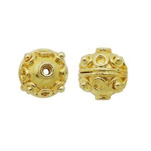 BG-167 18K Gold Overlay Bali Bead Beads Bali Designs Inc 