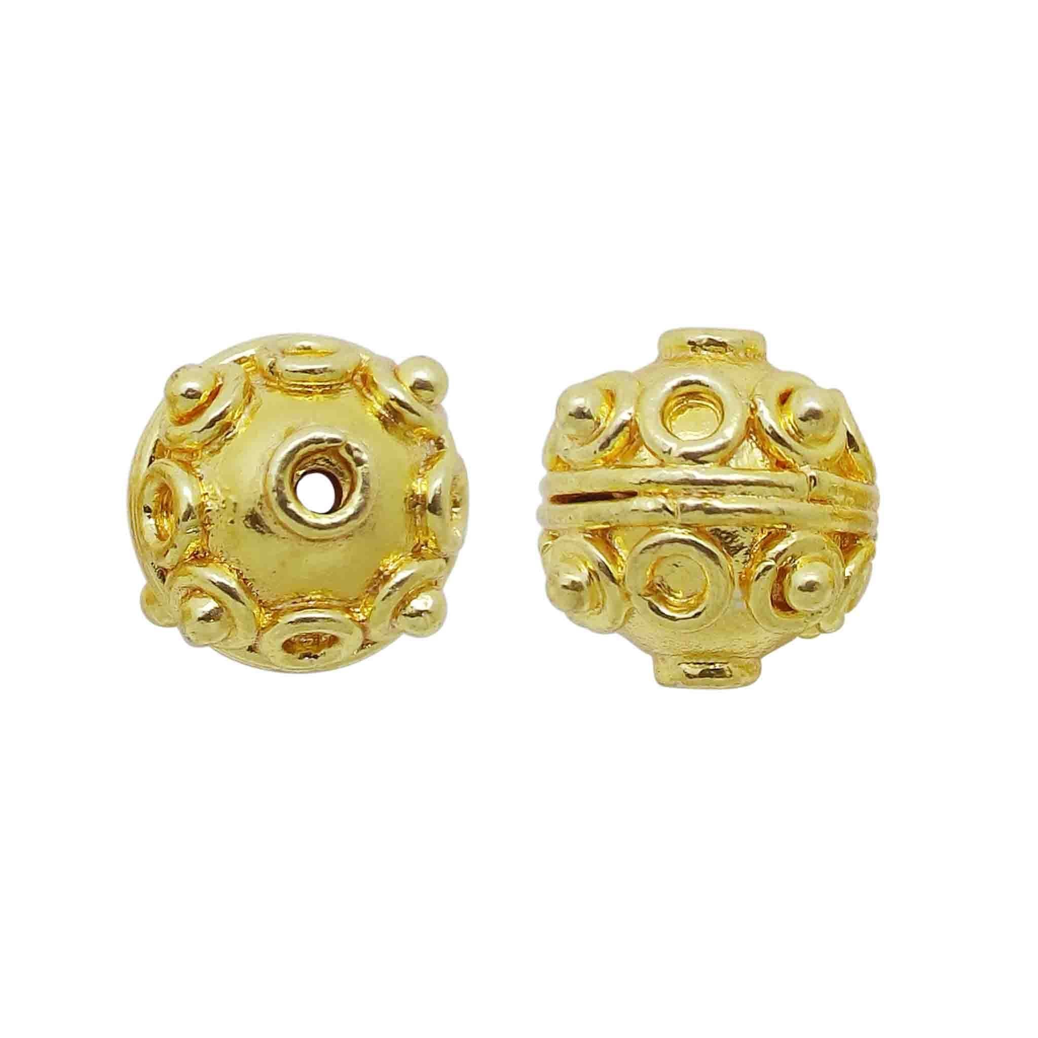 BG-167 18K Gold Overlay Bali Bead Beads Bali Designs Inc 