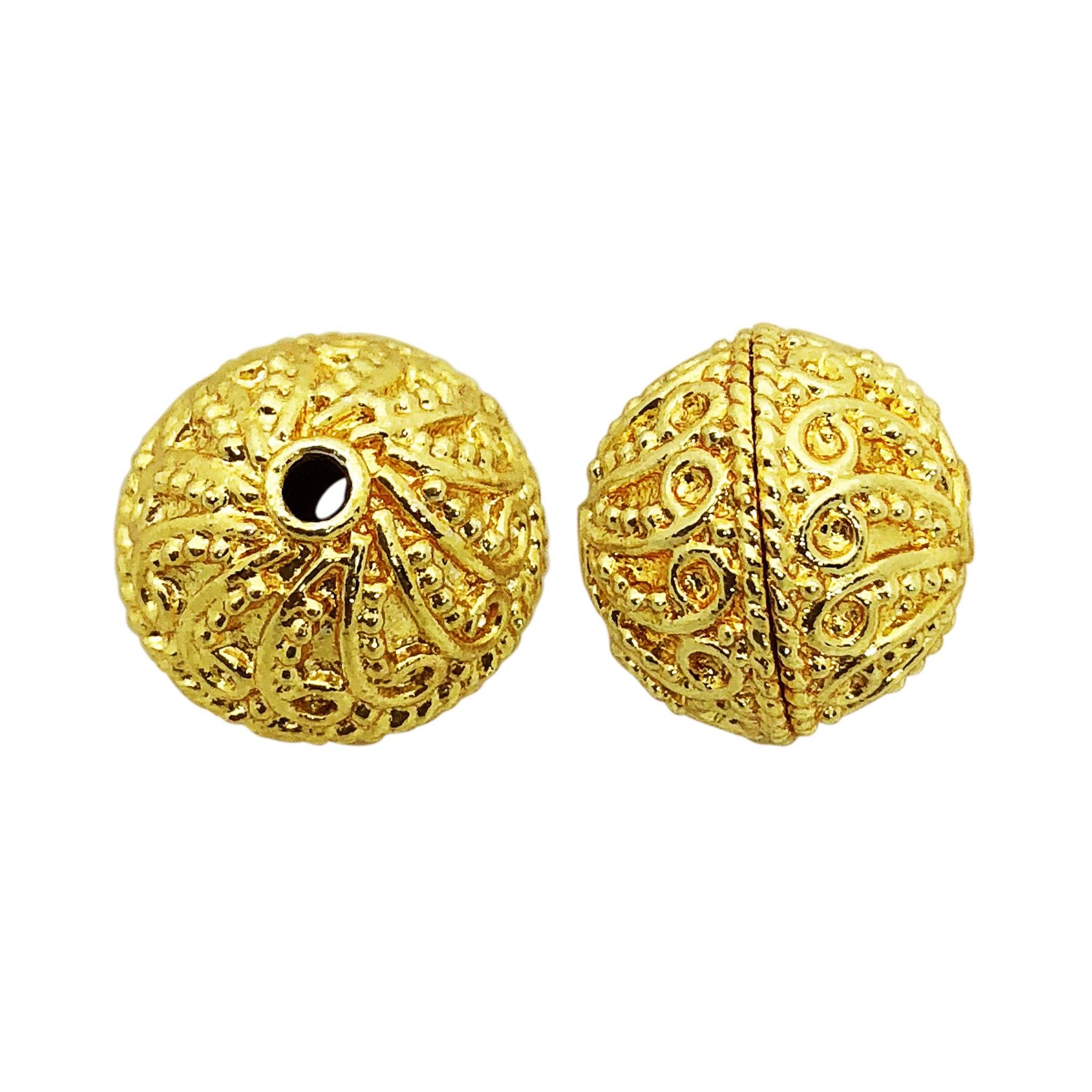 BG-261 18K Gold Overlay Bali Bead Beads Bali Designs Inc 