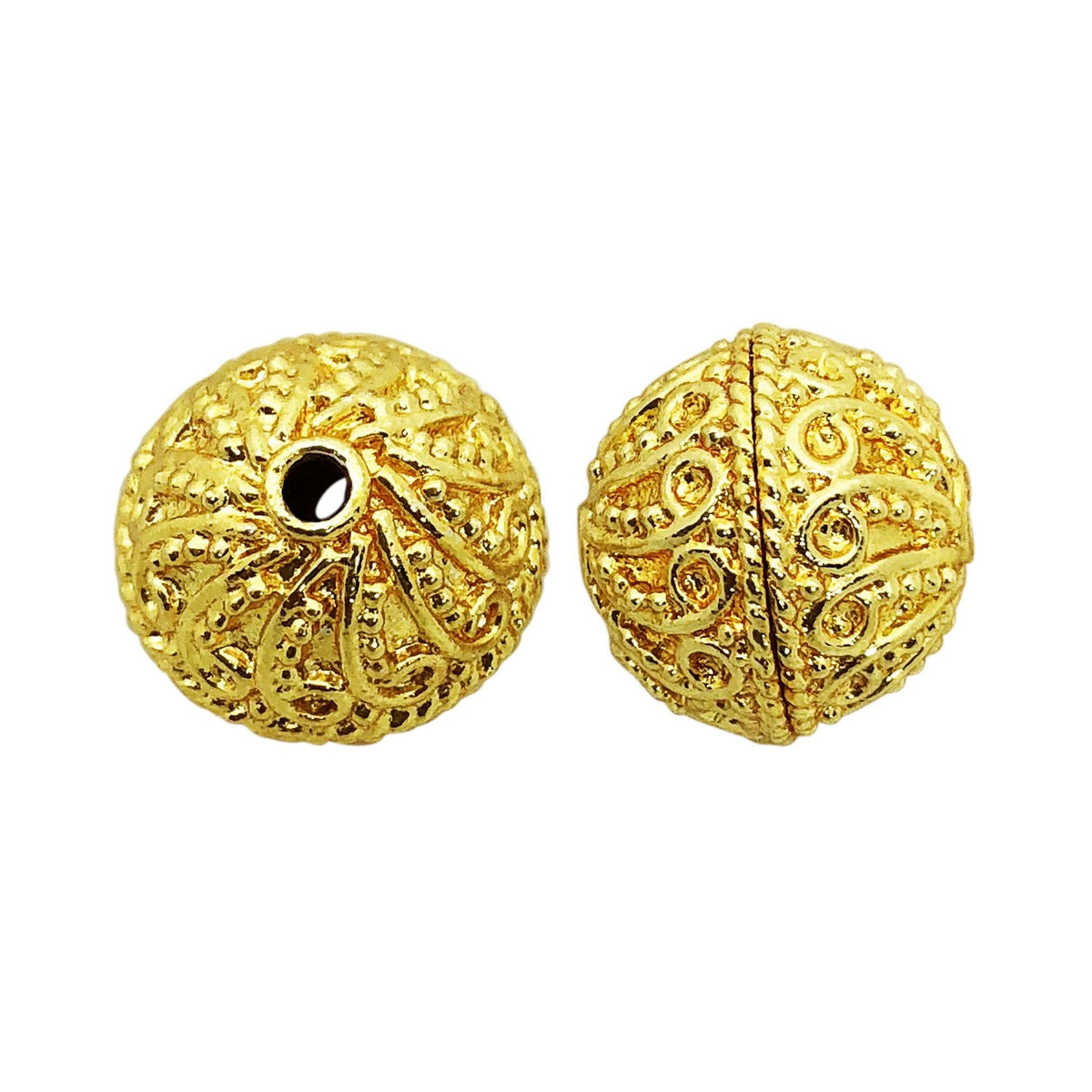 BG-261 18K Gold Overlay Bali Bead Beads Bali Designs Inc 