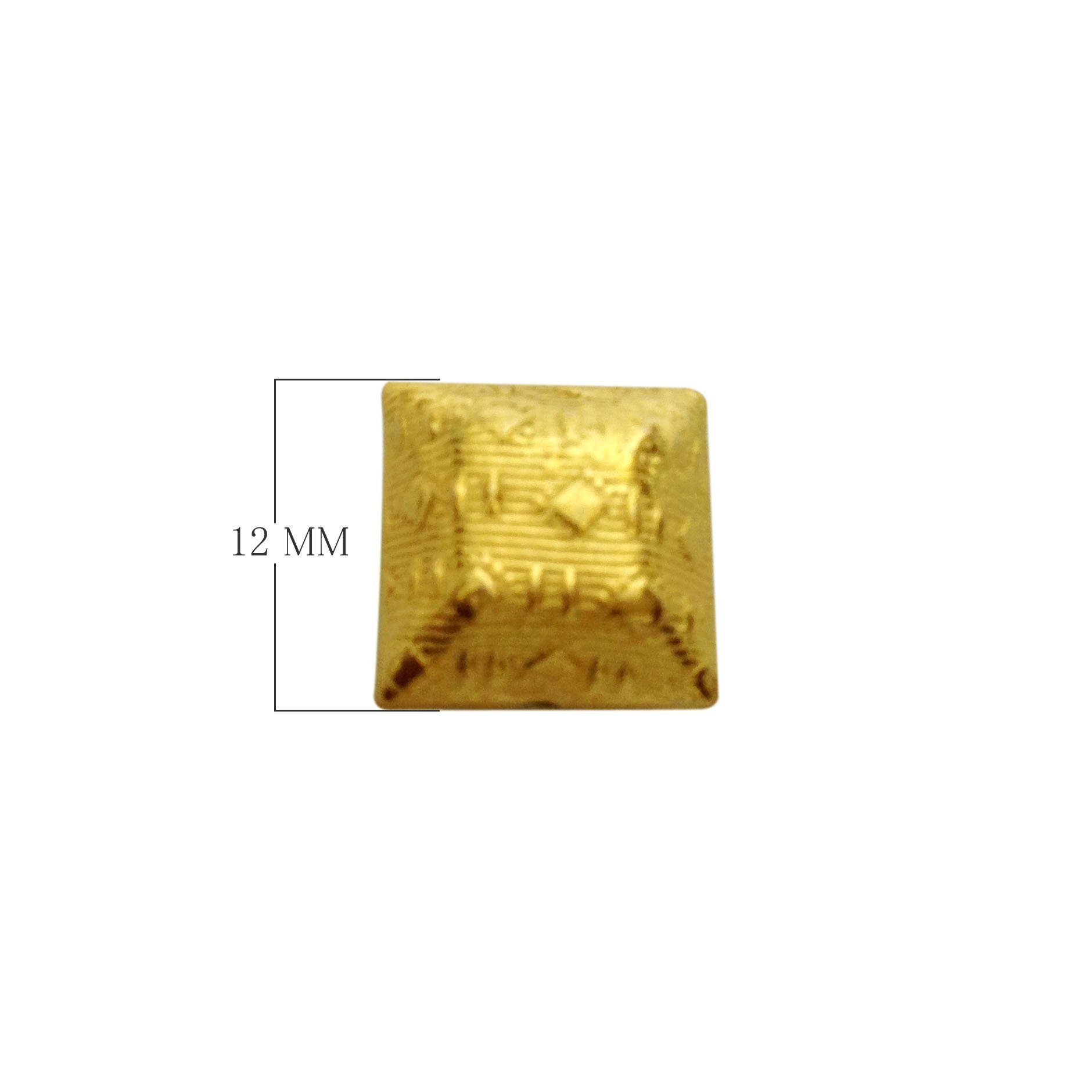 BG-312 18K Gold Overlay Motif Bead Beads Bali Designs Inc 