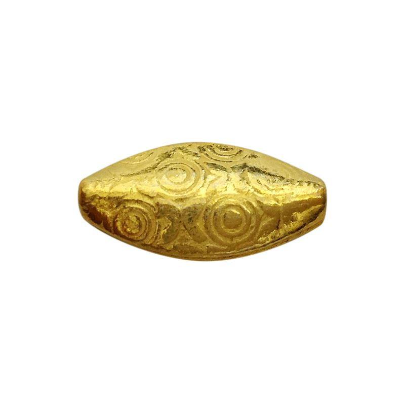 BG-321 18K Gold Overlay Motif Bead Beads Bali Designs Inc 