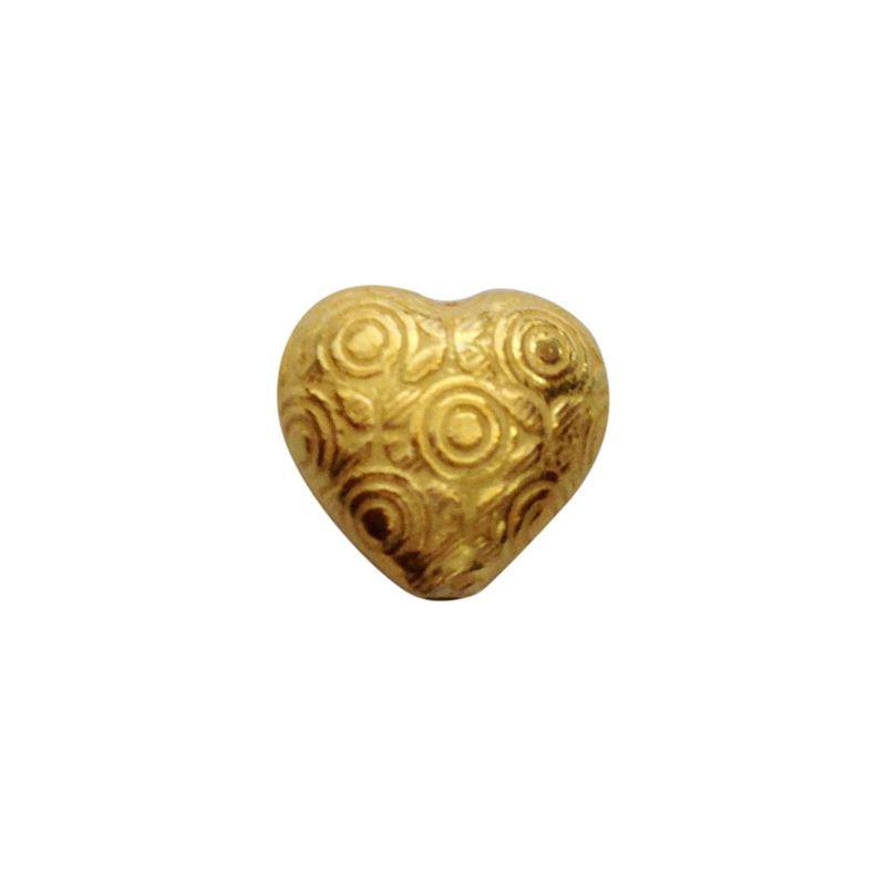 BG-326 18K Gold Overlay Motif Bead Beads Bali Designs Inc 