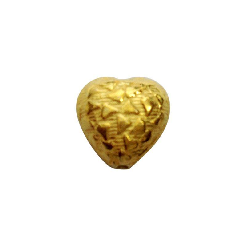 BG-327 18K Gold Overlay Motif Bead Beads Bali Designs Inc 