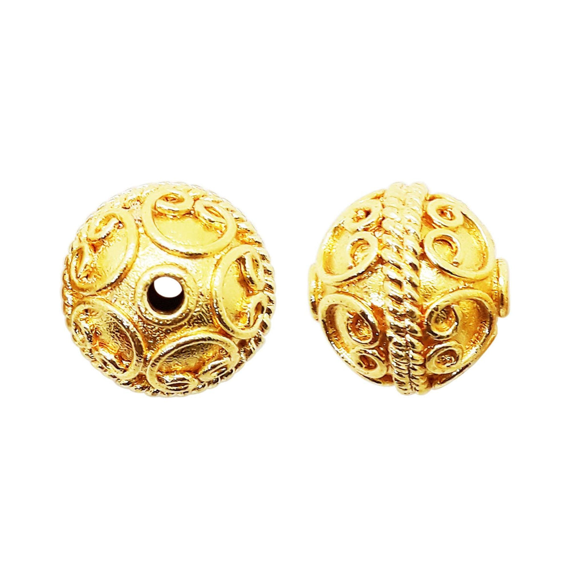 BG-332 18K Gold Overlay Bali Bead Beads Bali Designs Inc 