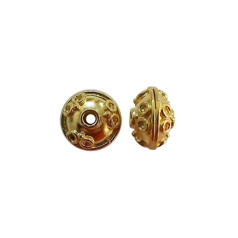 BG-336 18K Gold Overlay Bali Bead Beads Bali Designs Inc 