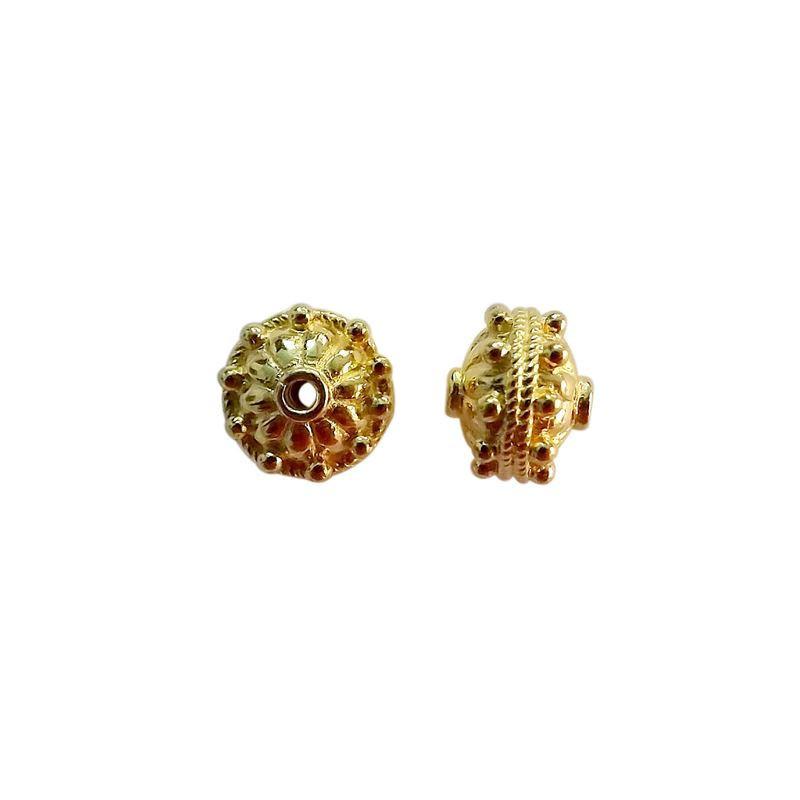 BG-340 18K Gold Overlay Bali Bead Beads Bali Designs Inc 