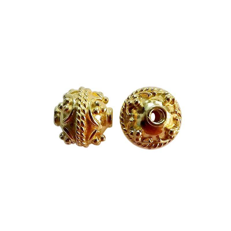 BG-341 18K Gold Overlay Bali Bead Beads Bali Designs Inc 