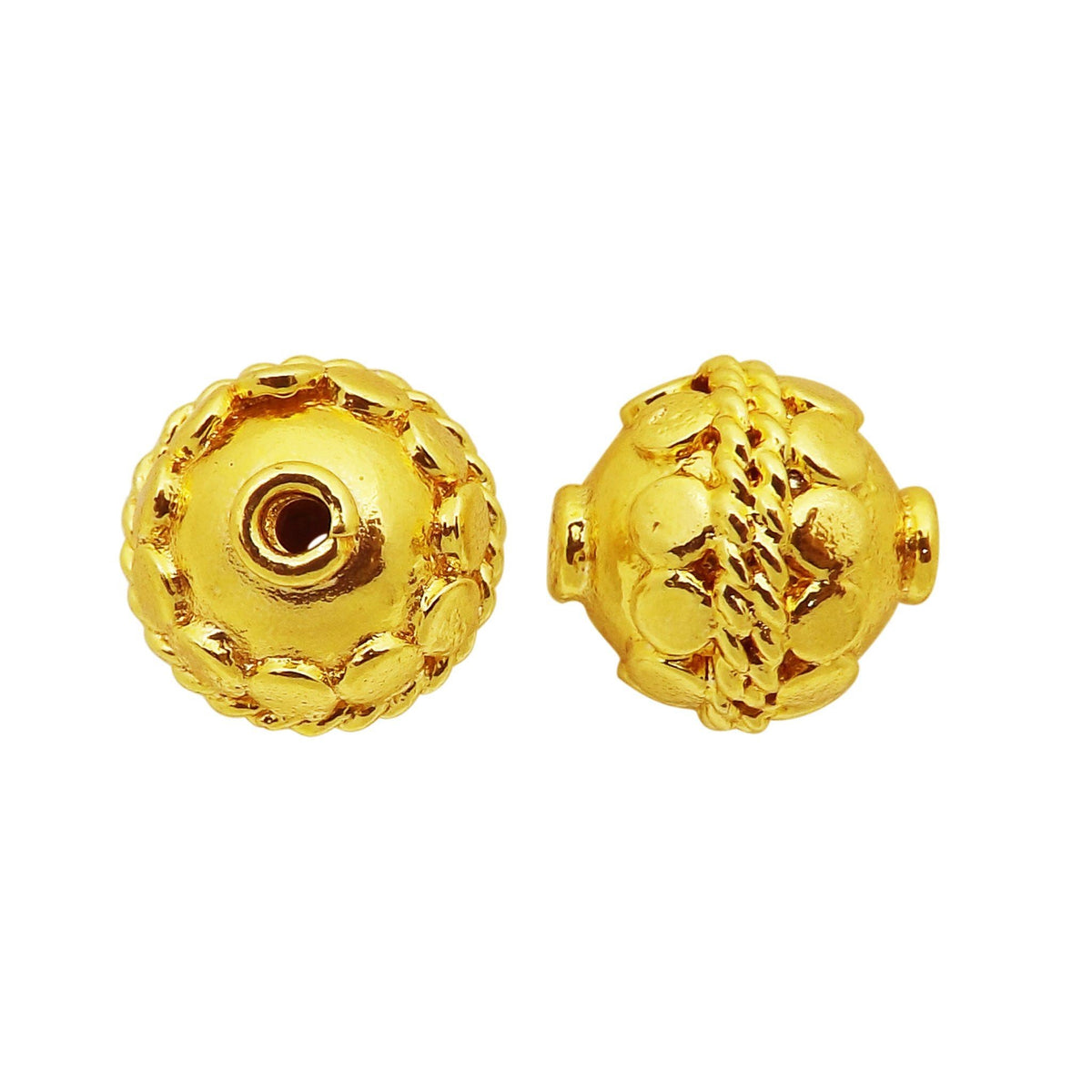 BG-370 18K Gold Overlay Bali Bead Beads Bali Designs Inc 
