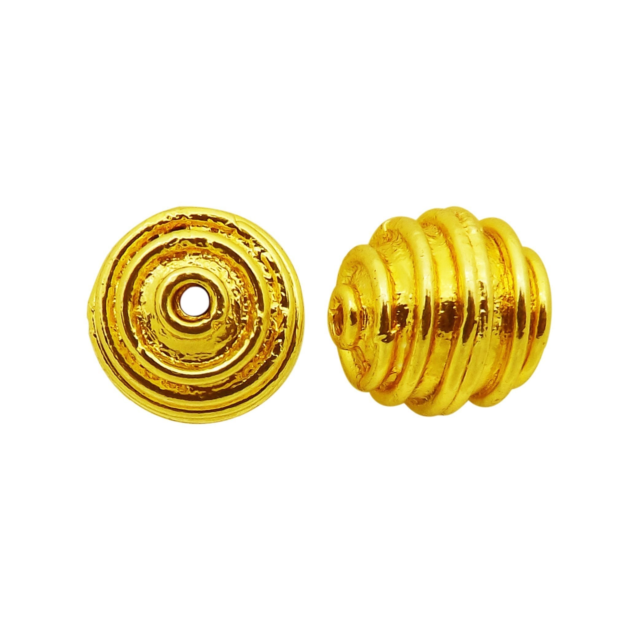 BG-372 18K Gold Overlay Bali Bead Beads Bali Designs Inc 