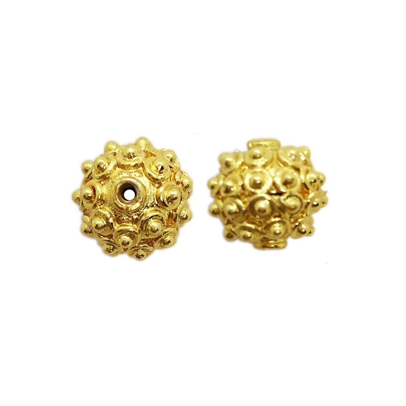 BG-382 18K Gold Overlay Bali Bead Beads Bali Designs Inc 