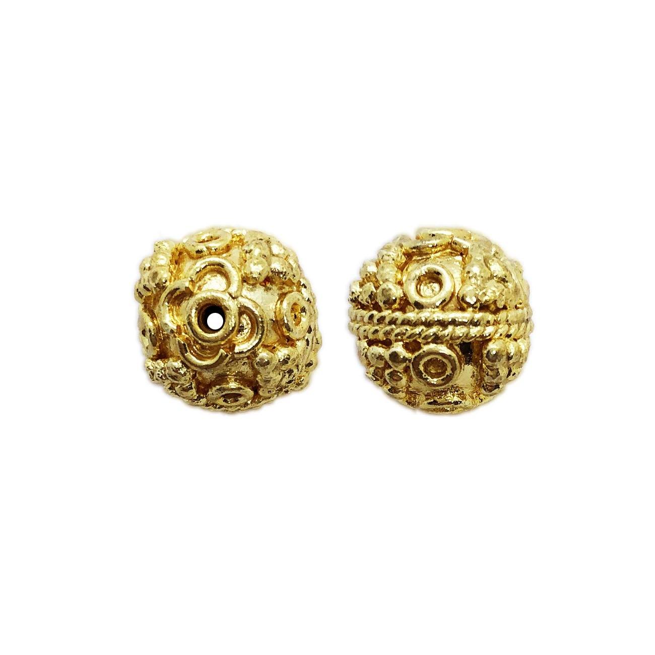 BG-383 18K Gold Overlay Bali Bead Beads Bali Designs Inc 
