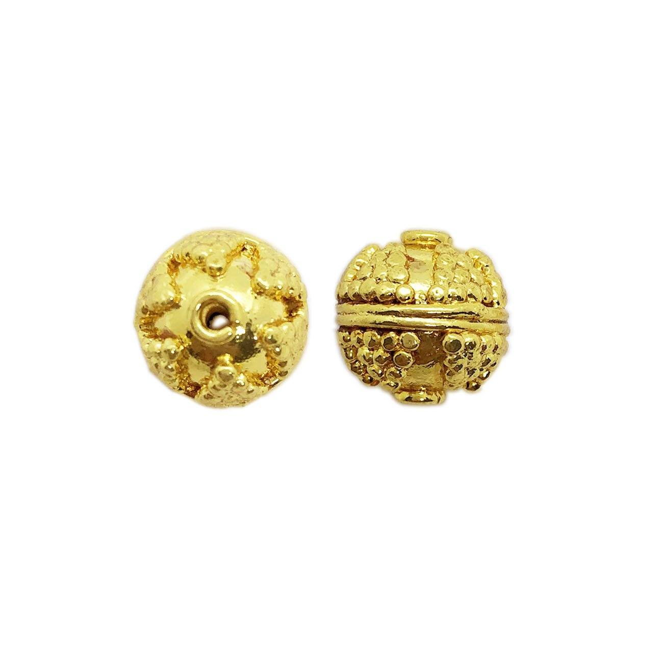 BG-384 18K Gold Overlay Bali Bead Beads Bali Designs Inc 