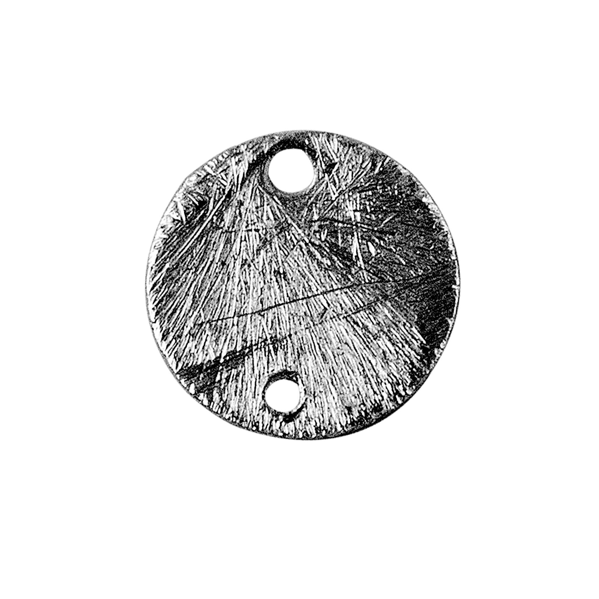 BR-215-8MM Black Rhodium Overlay Round Shape Chip Bead Beads Bali Designs Inc 