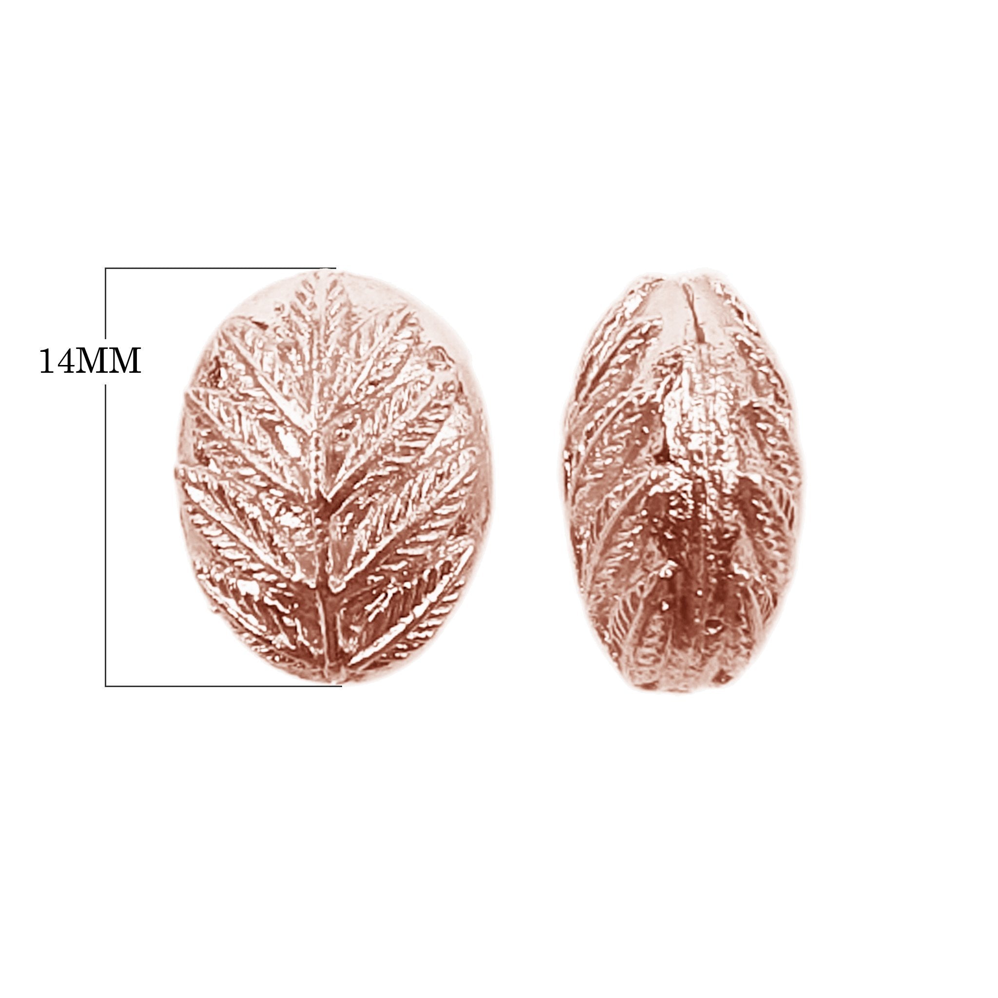BRG-129 Rose Gold Overlay Bali Bead Beads Bali Designs Inc 