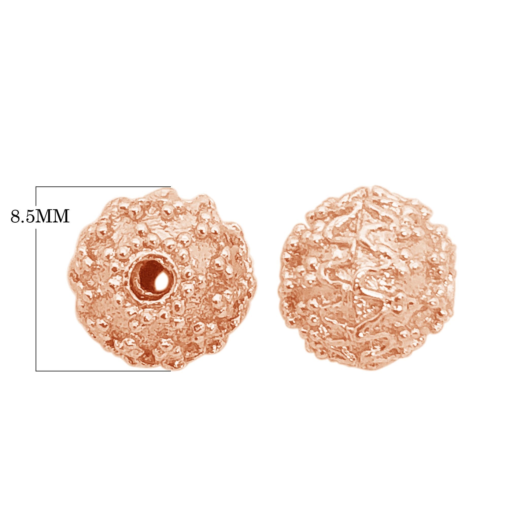 BRG-260 Rose Gold Overlay Bali Bead Beads Bali Designs Inc 