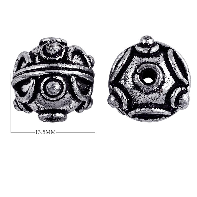 BSF-107 Silver Overlay Bali Bead Beads Bali Designs Inc 