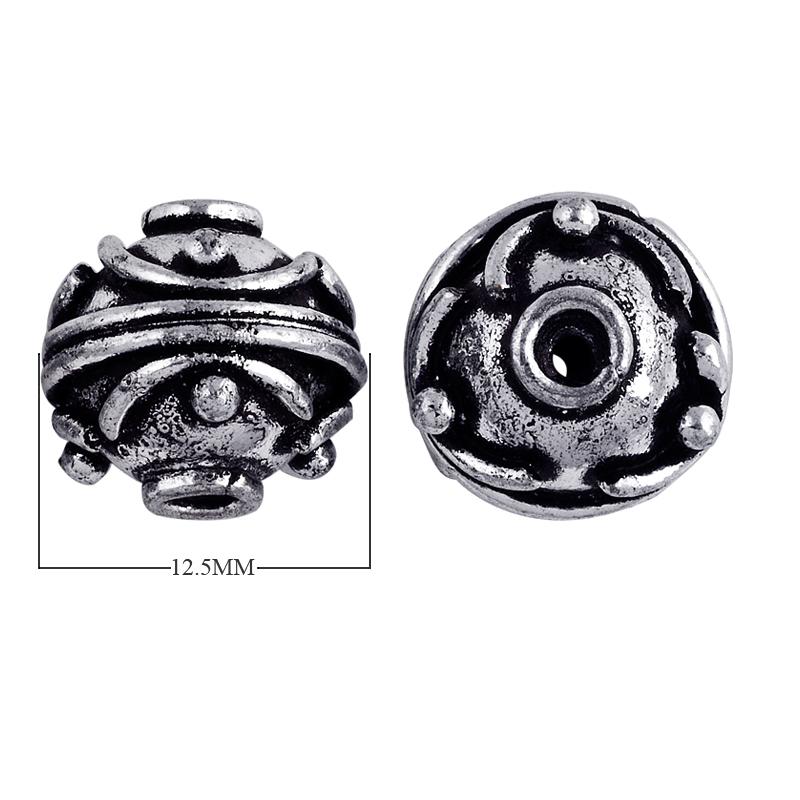 BSF-114 Silver Overlay Bali Bead Beads Bali Designs Inc 