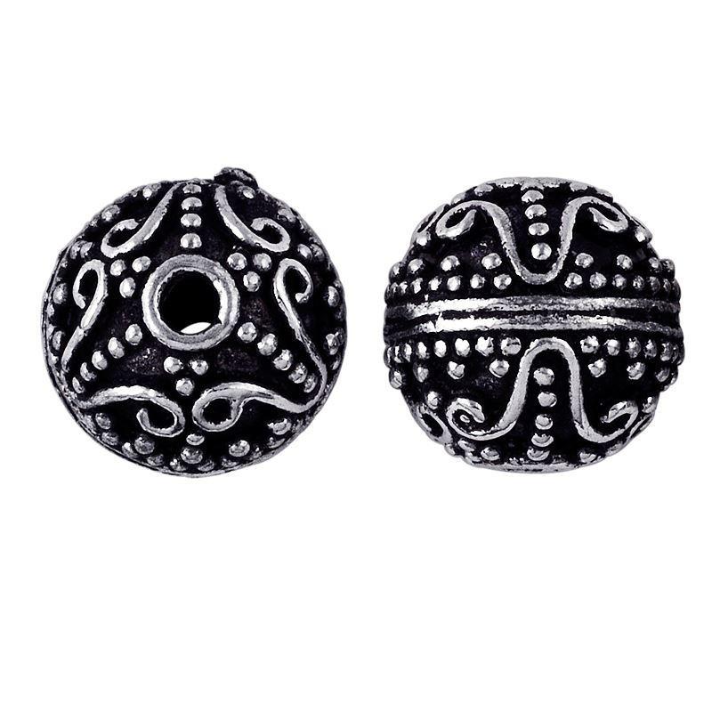 BSF-123 Silver Overlay Bali Bead Beads Bali Designs Inc 