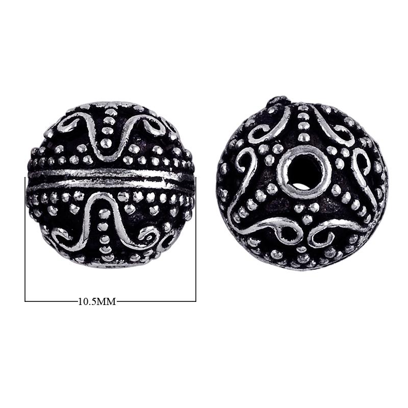 BSF-123 Silver Overlay Bali Bead Beads Bali Designs Inc 