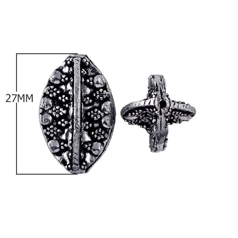 BSF-124 Silver Overlay Bali Bead Beads Bali Designs Inc 
