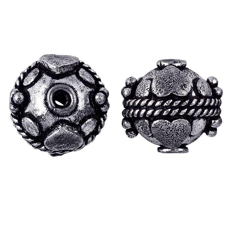 BSF-125 Silver Overlay Bali Bead Beads Bali Designs Inc 