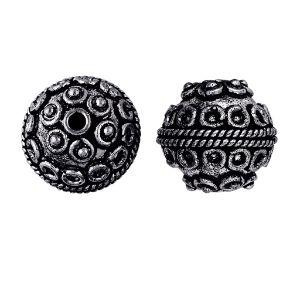 BSF-134 Silver Overlay Bali Bead Beads Bali Designs Inc 
