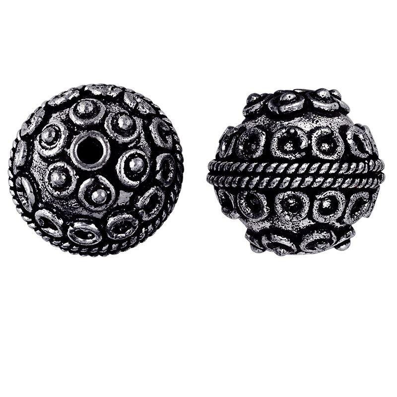 BSF-134 Silver Overlay Bali Bead Beads Bali Designs Inc 