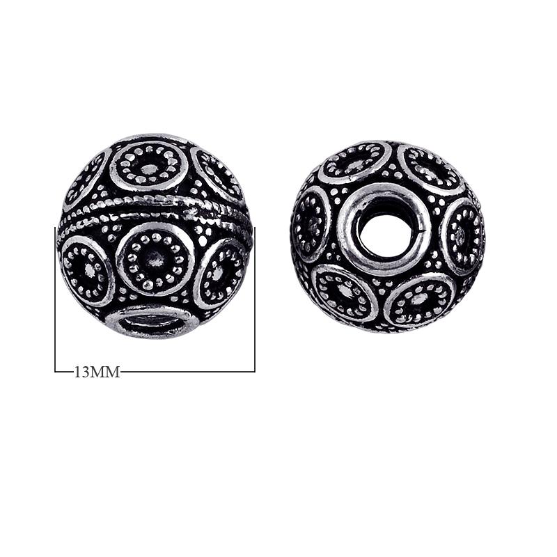 BSF-141 Silver Overlay Bali Bead Beads Bali Designs Inc 
