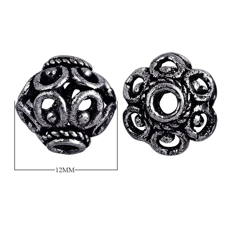 BSF-149 Silver Overlay Bali Bead Beads Bali Designs Inc 