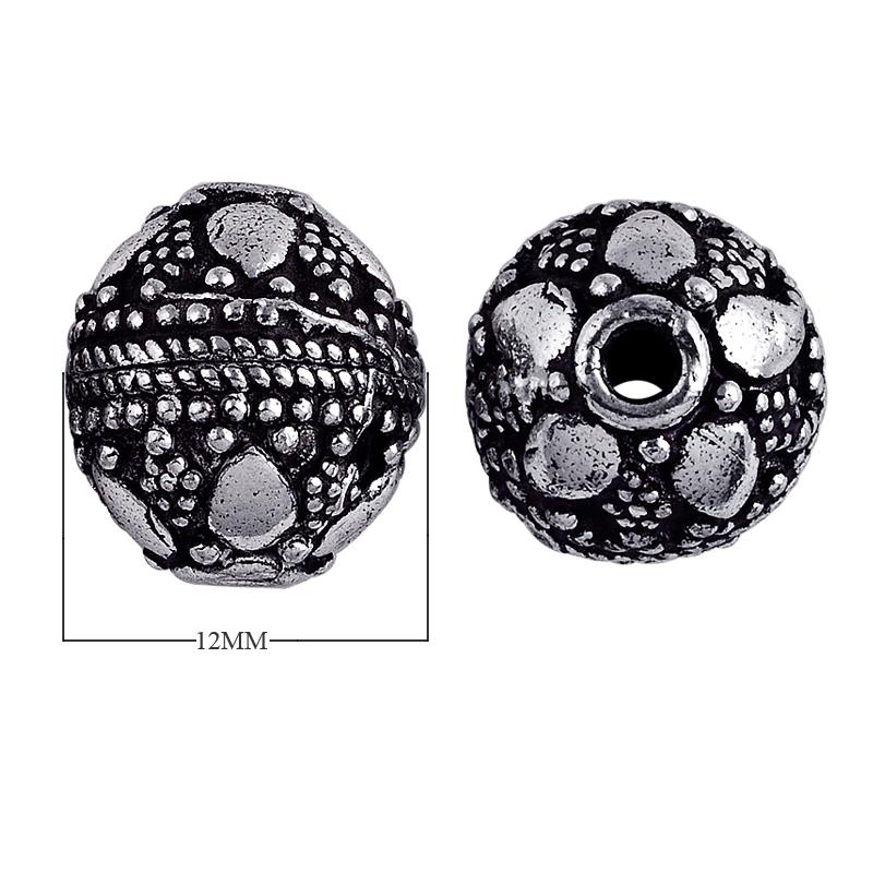 BSF-150 Silver Overlay Bali Bead Beads Bali Designs Inc 