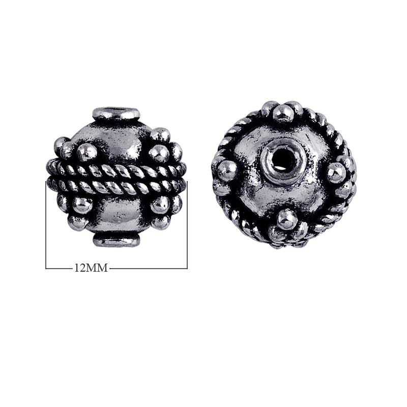 BSF-156 Silver Overlay Bali Bead Beads Bali Designs Inc 