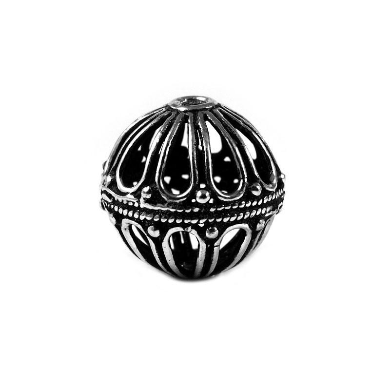 BSF-241 Silver Overlay Bali Bead Beads Bali Designs Inc 