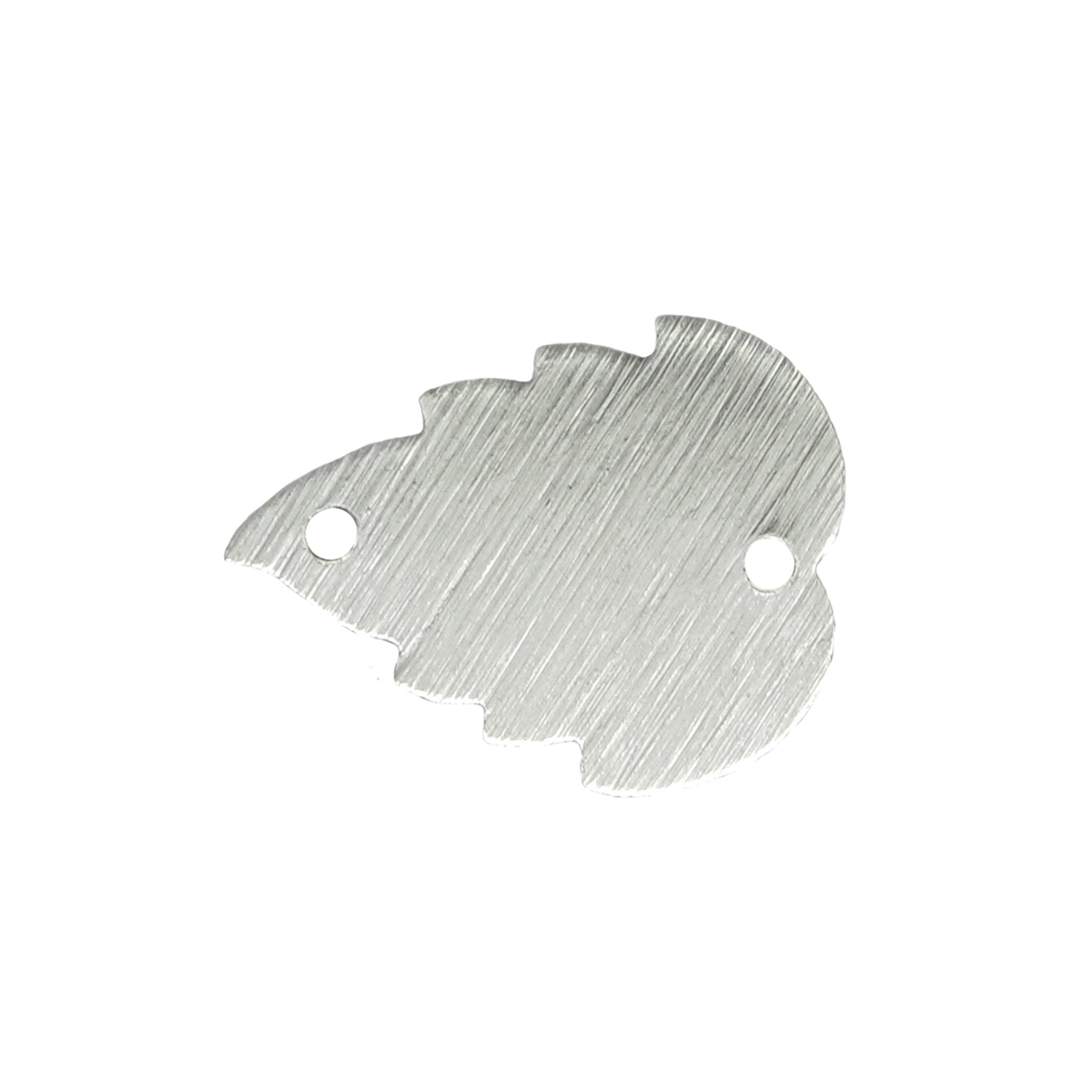 BSF-266 Silver Overlay Leaf Chip Bead Beads Bali Designs Inc 