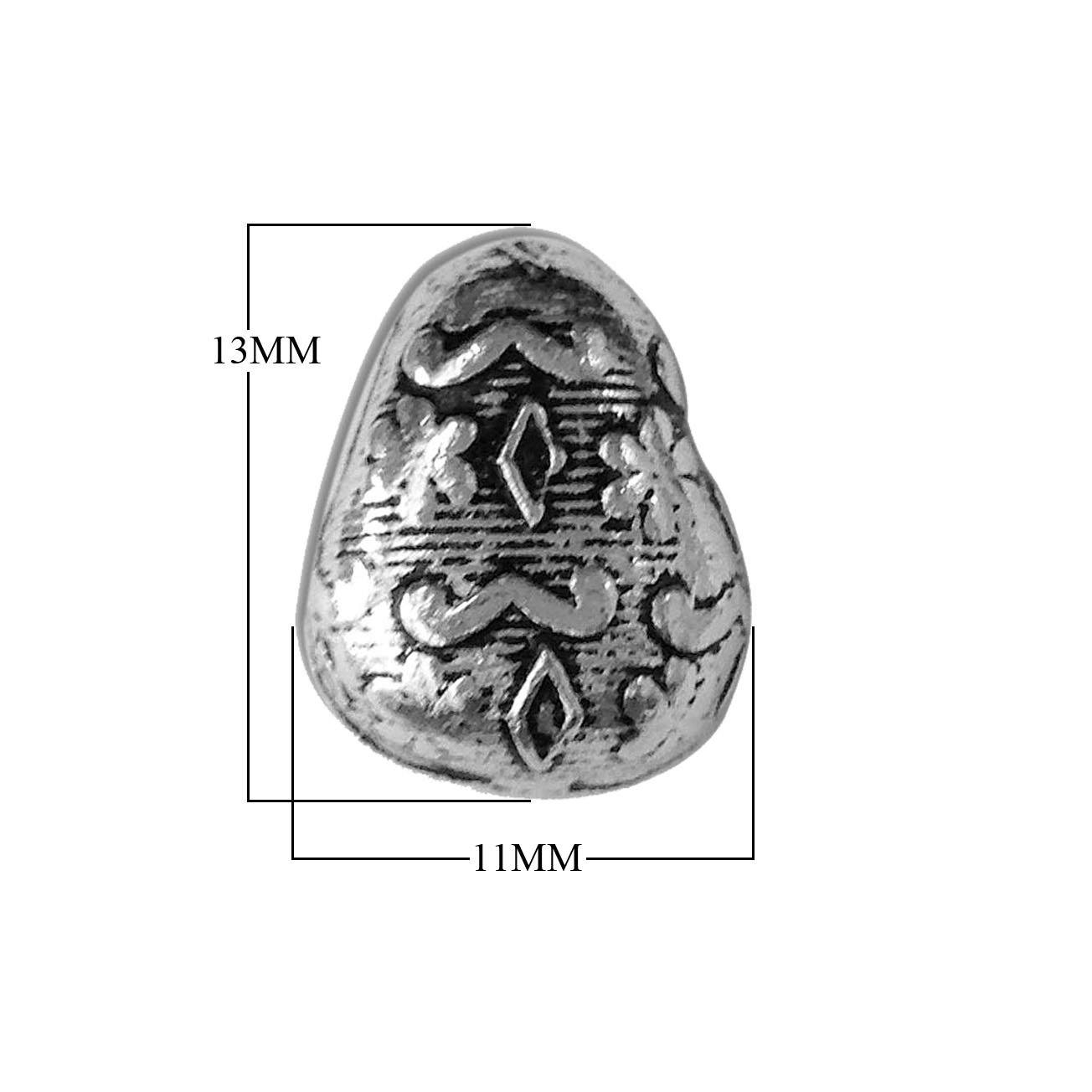 BSF-288 Silver Overlay Motif Bead Beads Bali Designs Inc 
