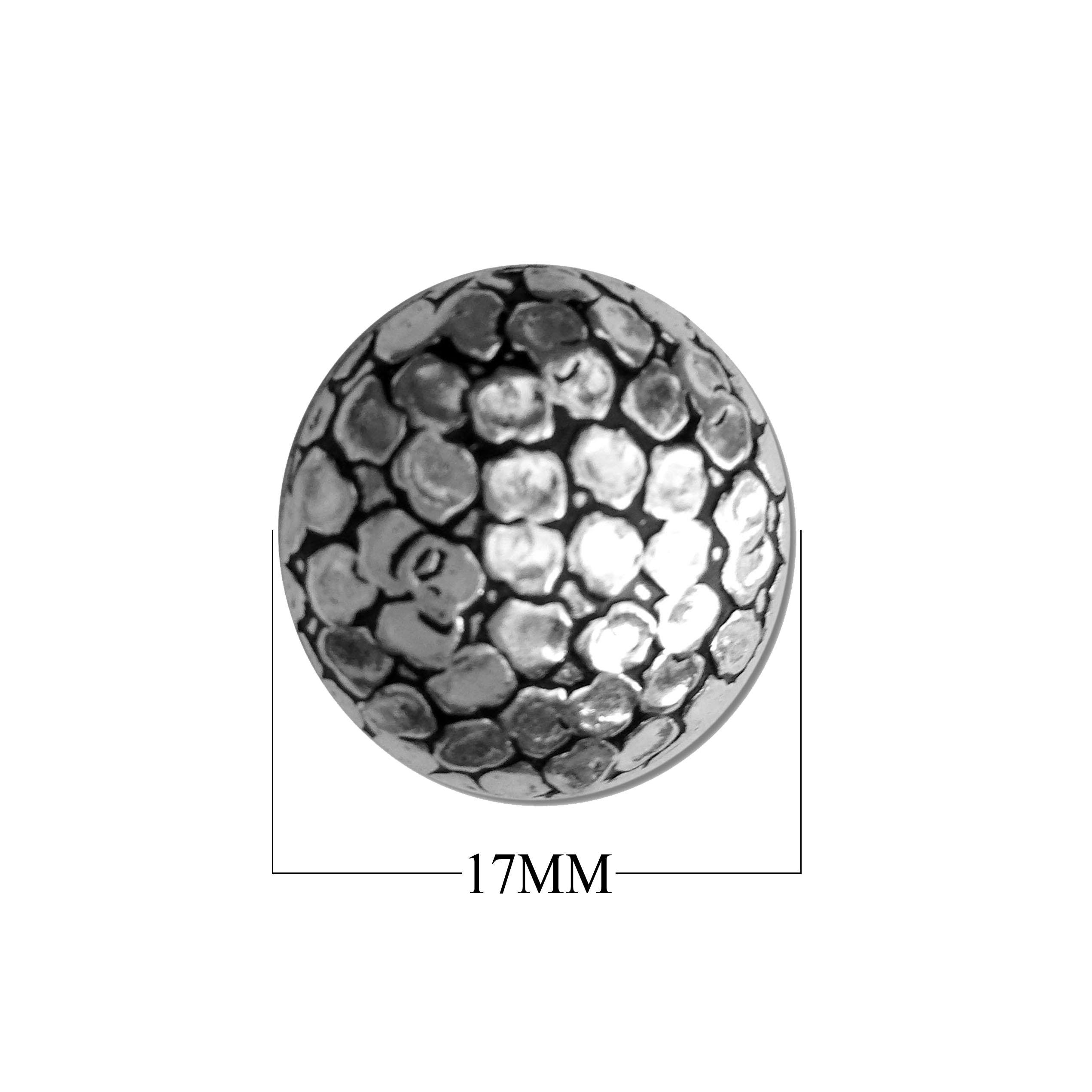BSF-298 Silver Overlay Motif Bead Beads Bali Designs Inc 