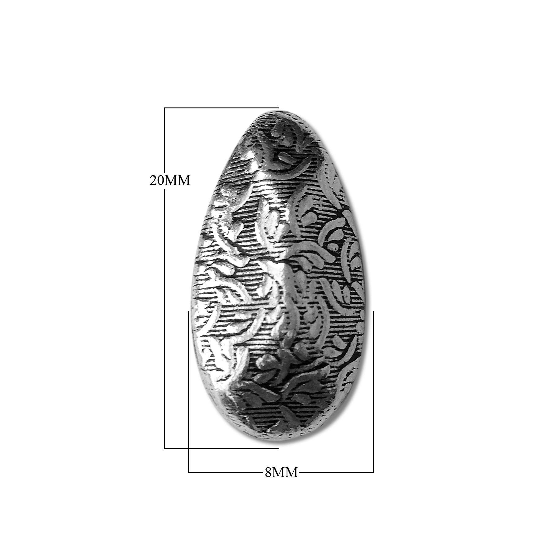 BSF-300 Silver Overlay Motif Bead Beads Bali Designs Inc 