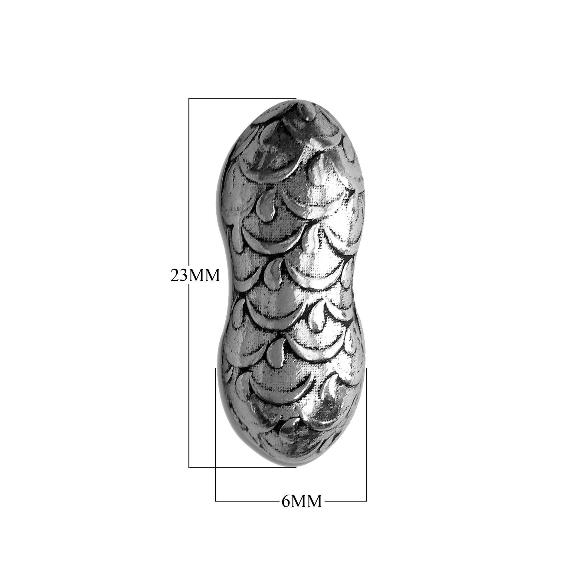 BSF-303 Silver Overlay Motif Bead Beads Bali Designs Inc 