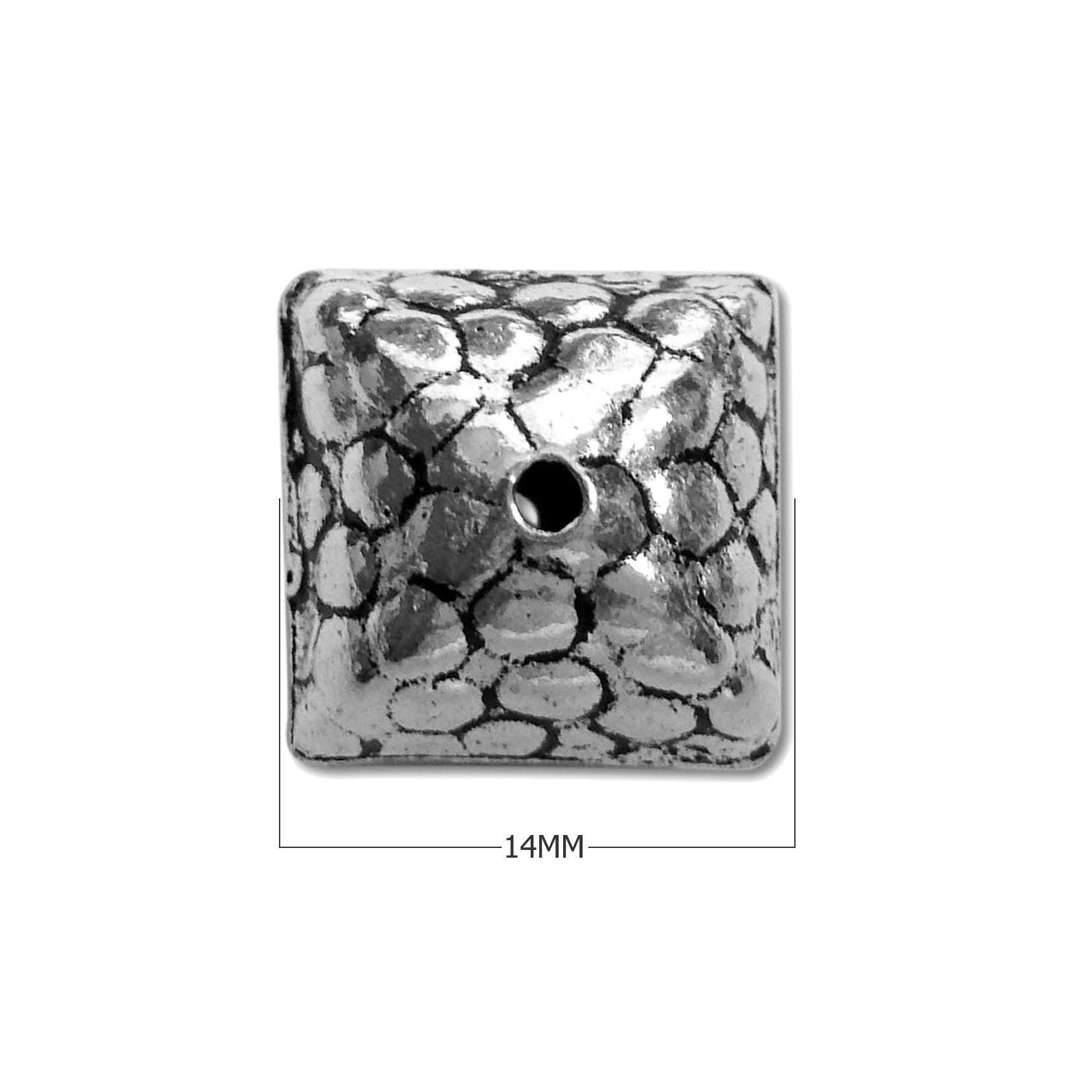 BSF-306 Silver Overlay Motif Bead Beads Bali Designs Inc 