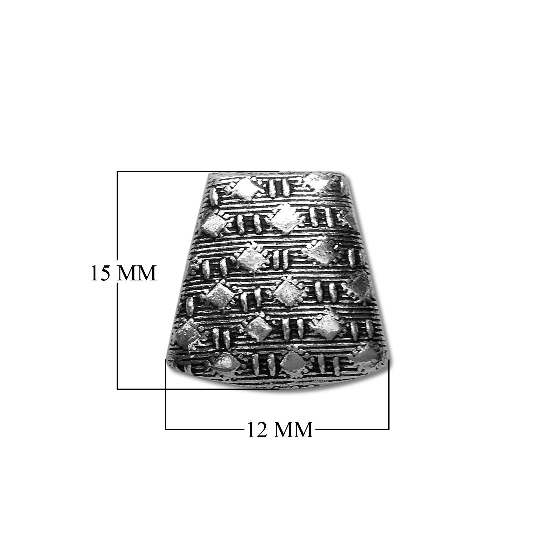 BSF-307 Silver Overlay Motif Bead Beads Bali Designs Inc 