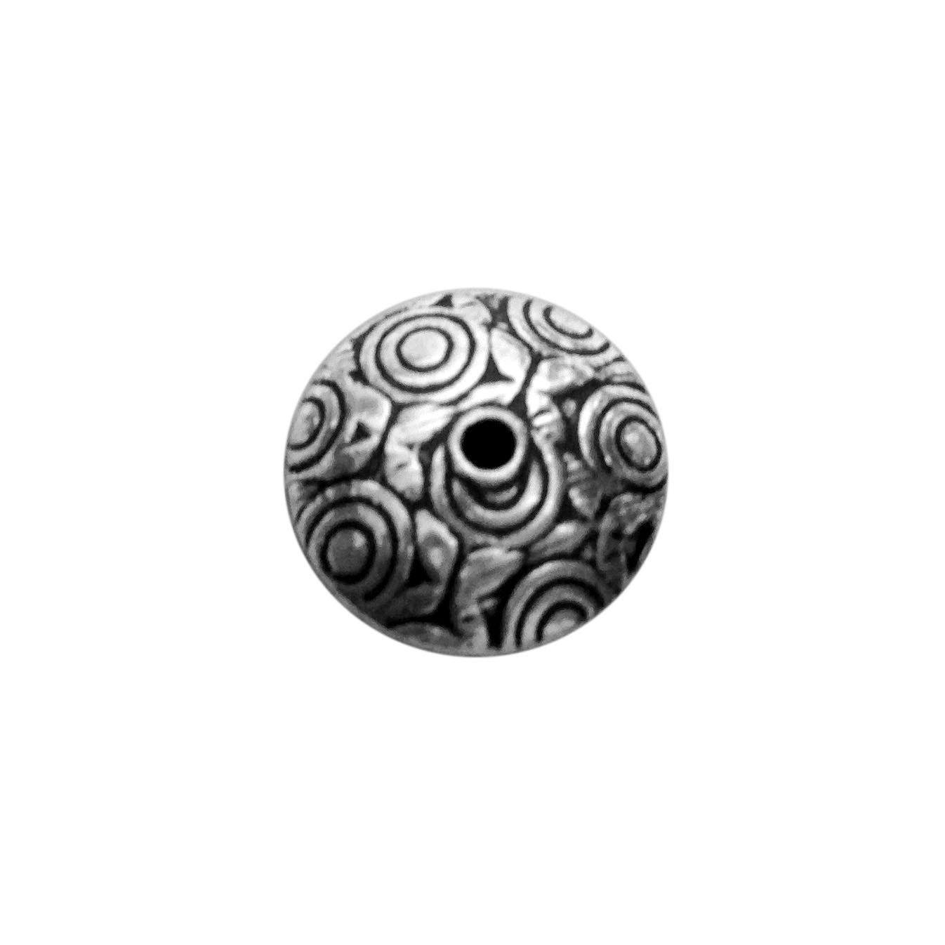 BSF-316 Silver Overlay Motif Bead Beads Bali Designs Inc 