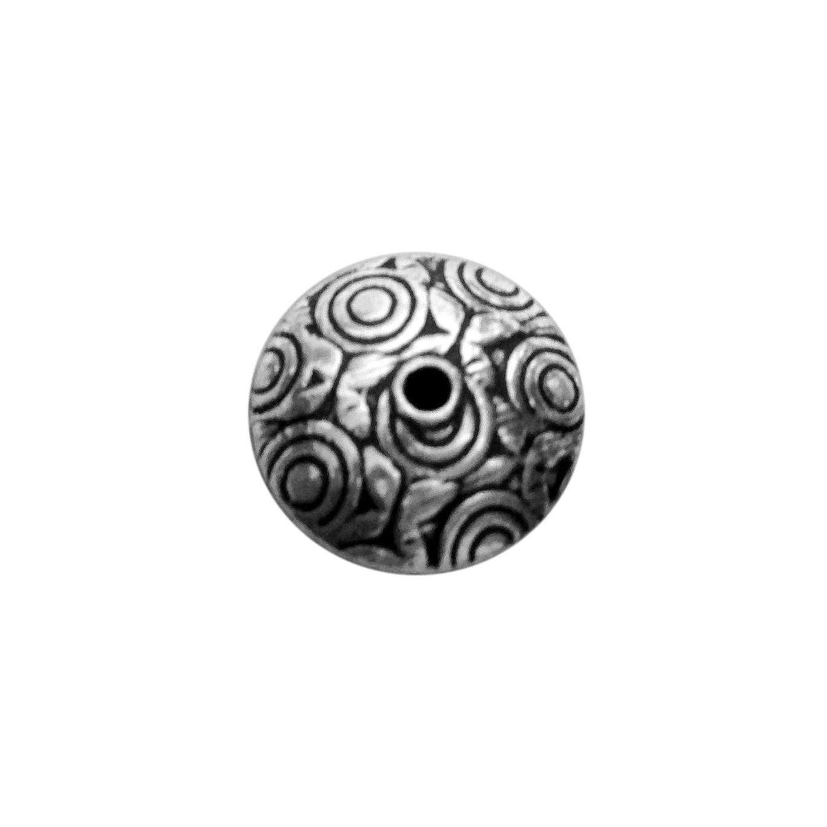 BSF-316 Silver Overlay Motif Bead Beads Bali Designs Inc 
