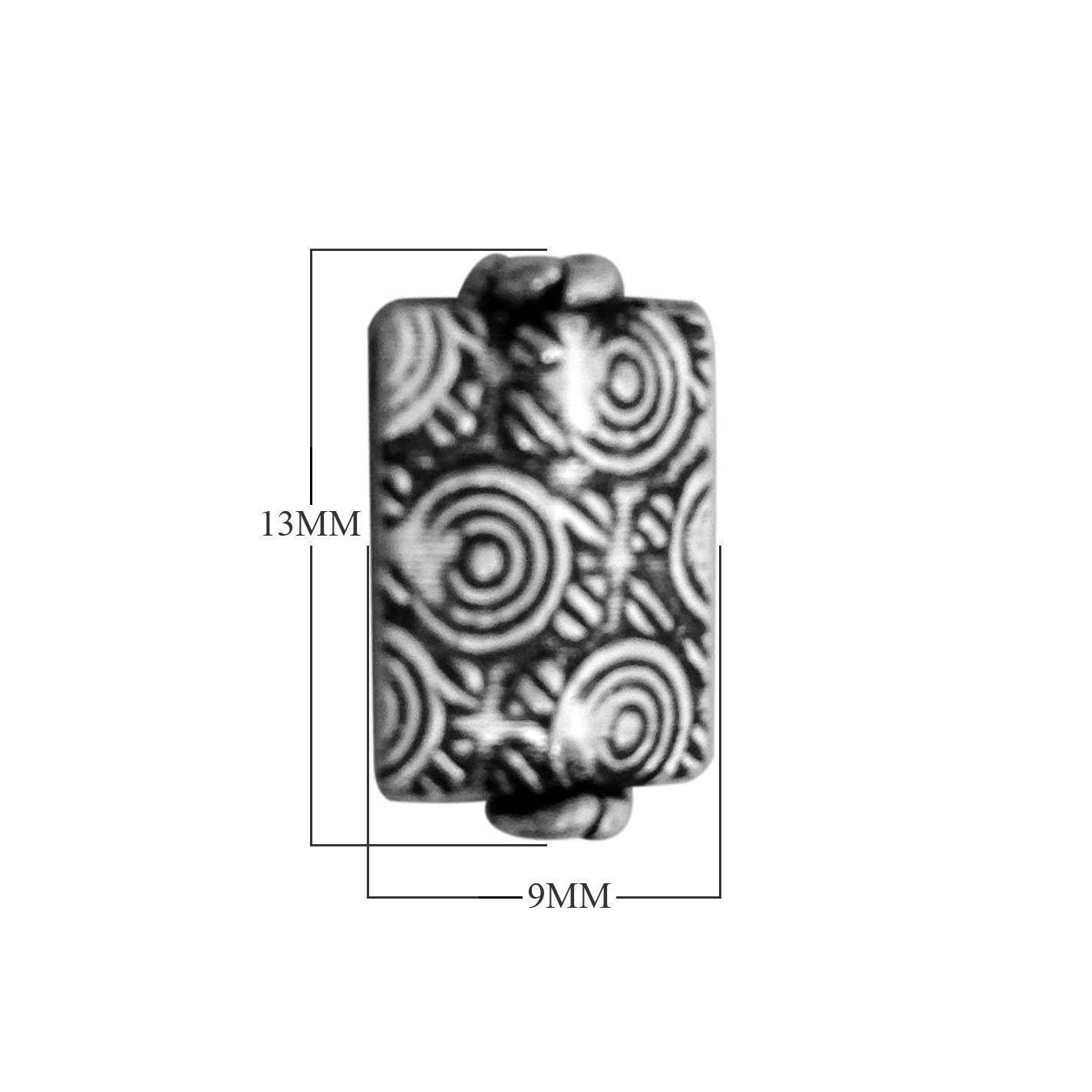 BSF-320 Silver Overlay Motif Bead Beads Bali Designs Inc 