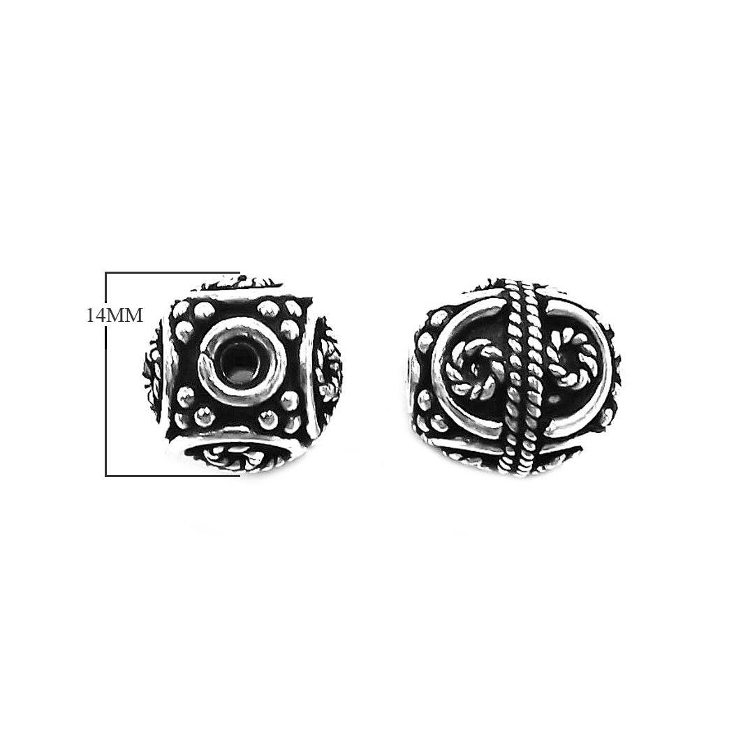 BSF-349 Silver Overlay Bali Bead Beads Bali Designs Inc 