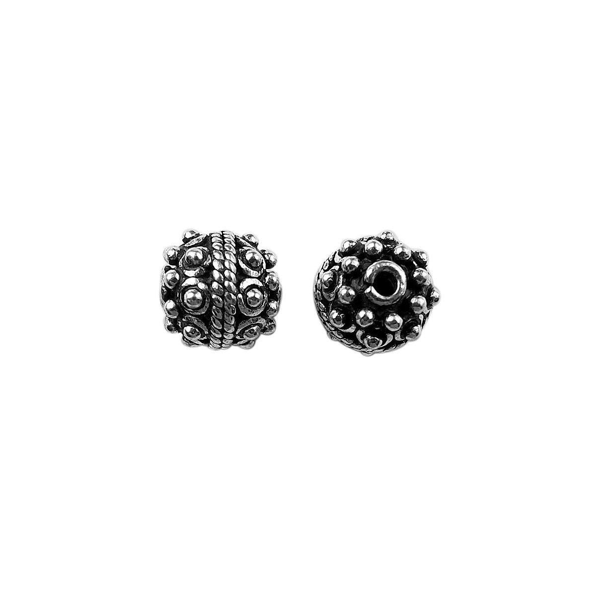 BSF-353 Silver Overlay Bali Bead Beads Bali Designs Inc 