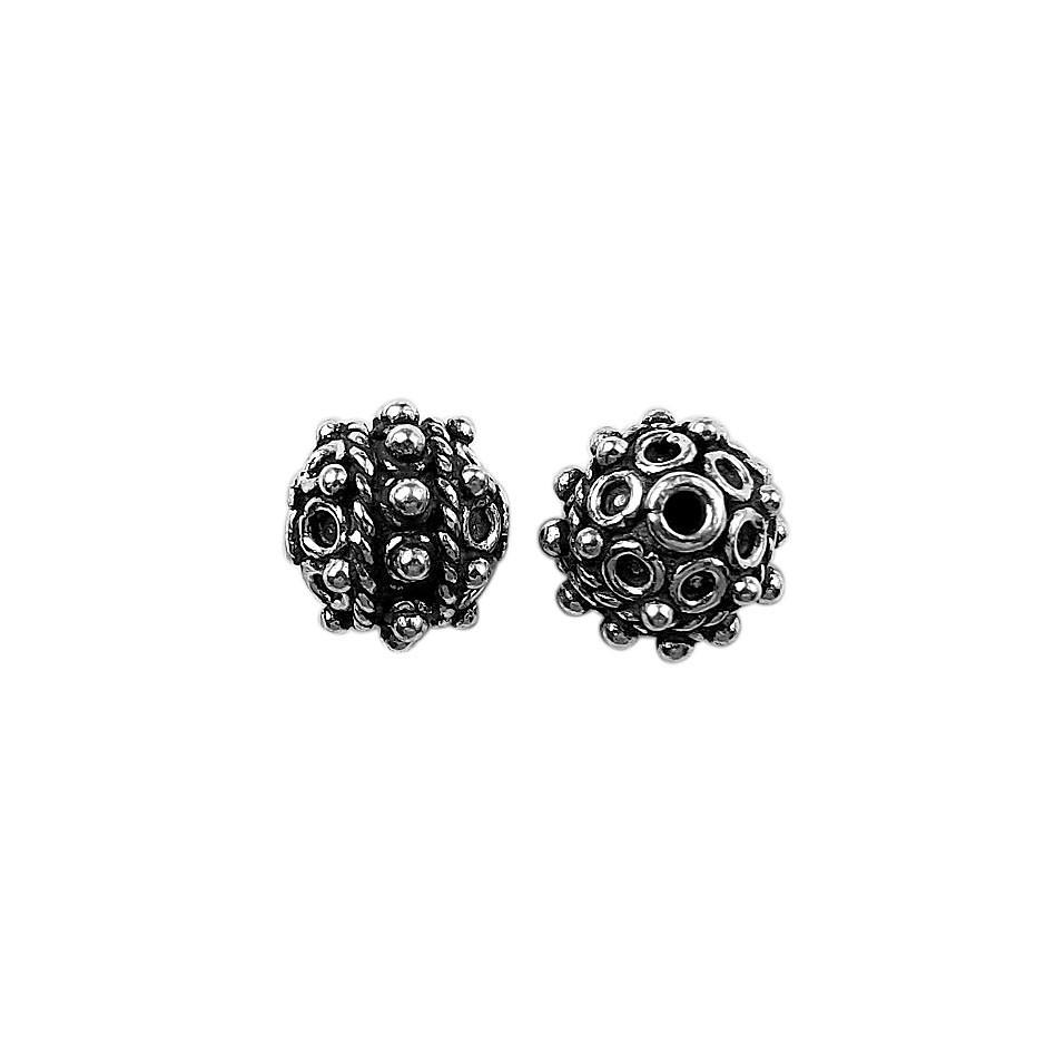BSF-355 Silver Overlay Bali Bead Beads Bali Designs Inc 