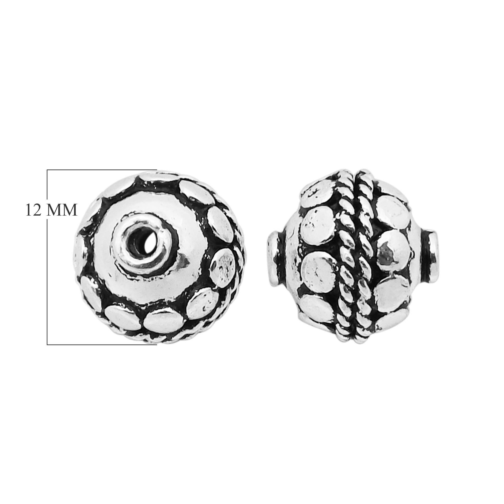BSF-370 Silver Overlay Bali Bead Beads Bali Designs Inc 