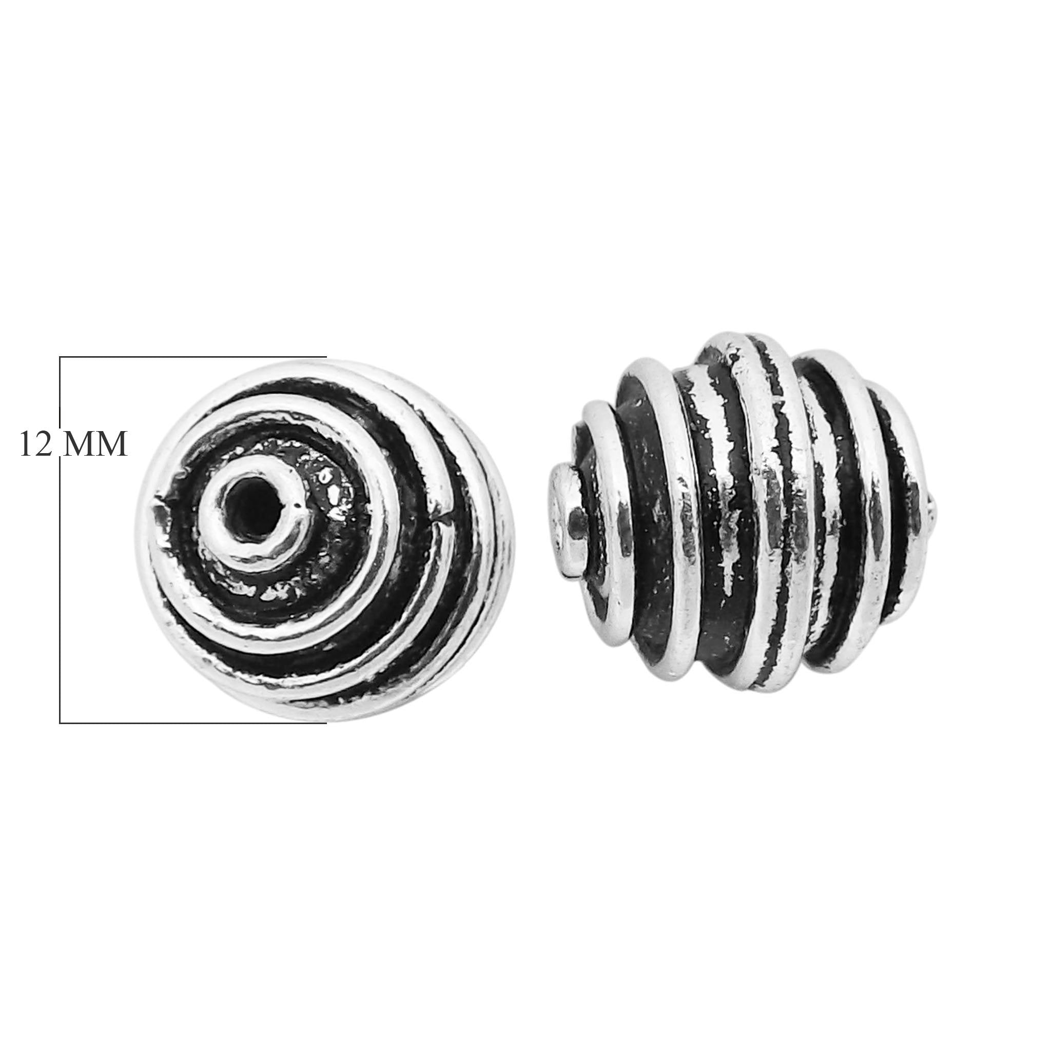 BSF-372 Silver Overlay Bali Bead Beads Bali Designs Inc 